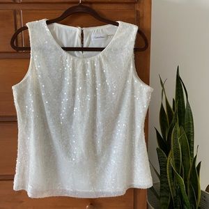 Calvin Klein sequin top